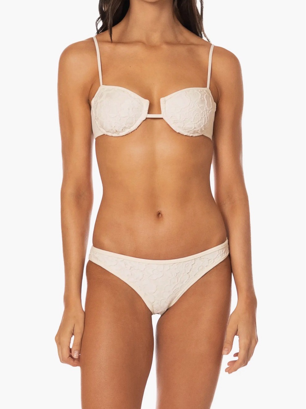 Maaji Amatista Whisper Lace Bikini Top & Lace Whisper Flirt Bikini Bottoms Set